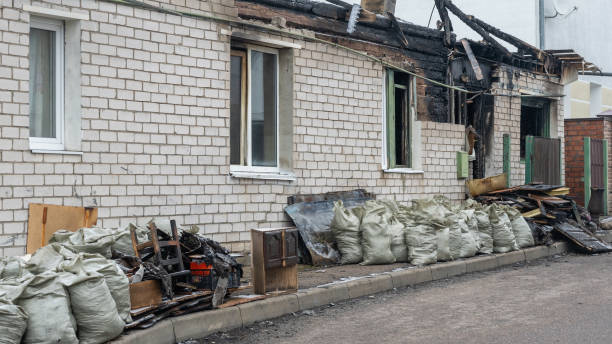 Professional Fire Damage Removal technician working in Pineville, KY